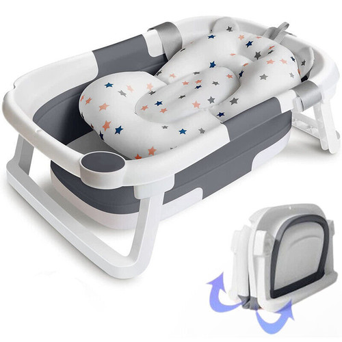 Ergonomic foldable baby bath - foldable,