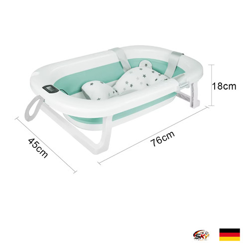 Faltbare babybadewanne mit - babybadewanne,