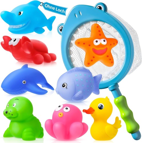 9er set badespielzeug - set,