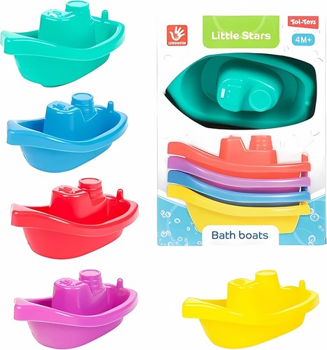 Baby badeboot set bunt - 5x,