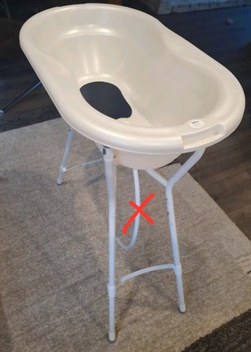 Rotho babywanne mit ständer - babywanne,